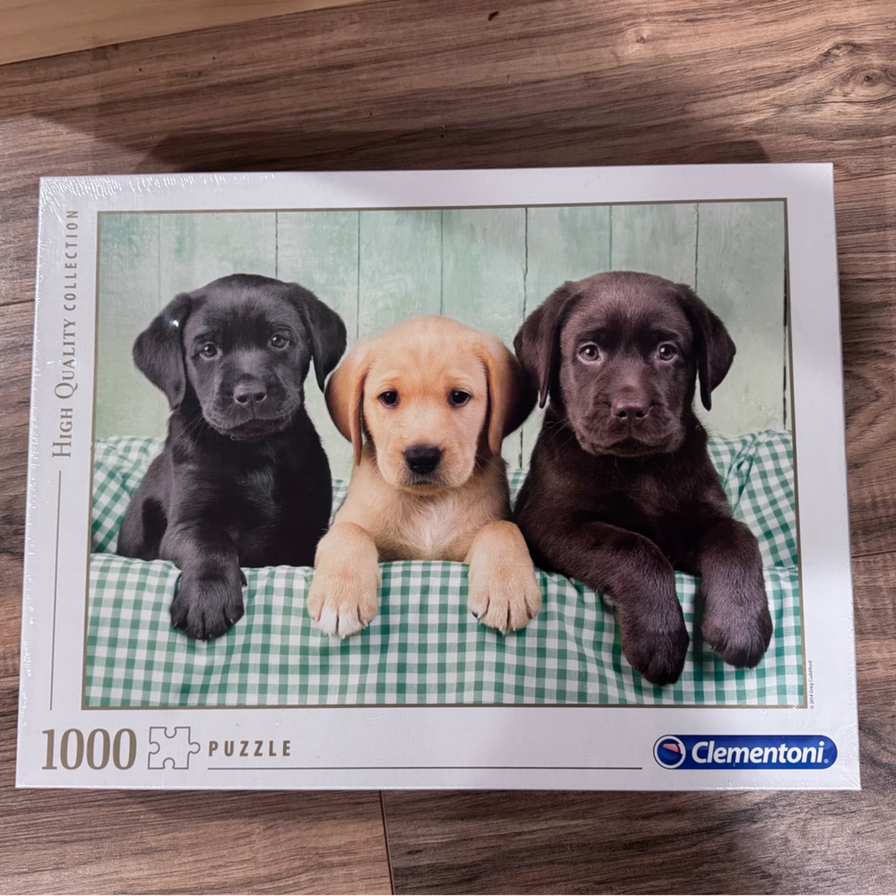 Three Labrador 1000 Pieces Puzzle